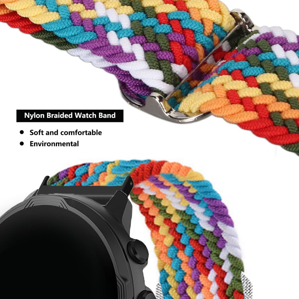 Braided Nylon Sport Watch Strap Adjustable Replacement Watch Band for Spartan