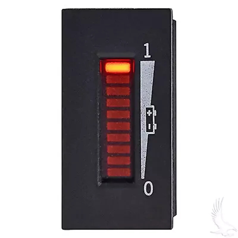 36V/48V Golf Cart Battery Meter – Monitor Charge Level Easily
