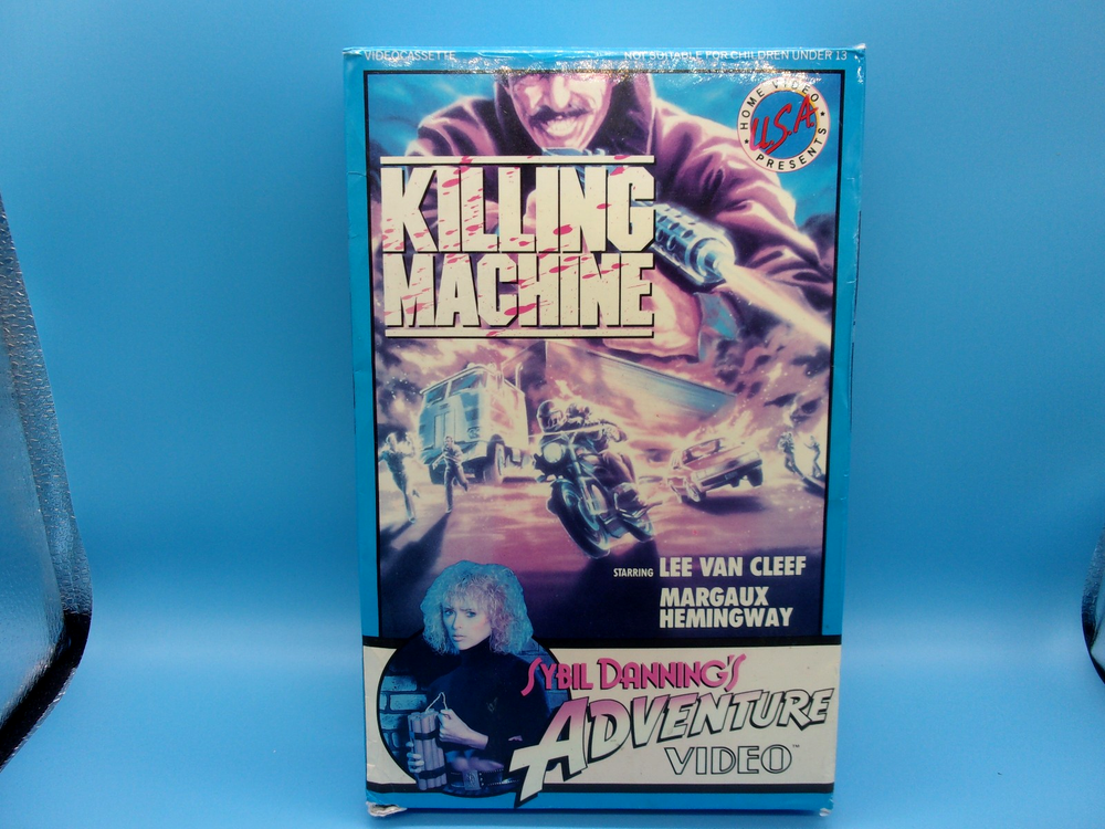 KILLING MACHINE ( VHS 1986 USA ) RARE ORIGINAL SYBIL DANNING ADVENTURE VIDEO HTF