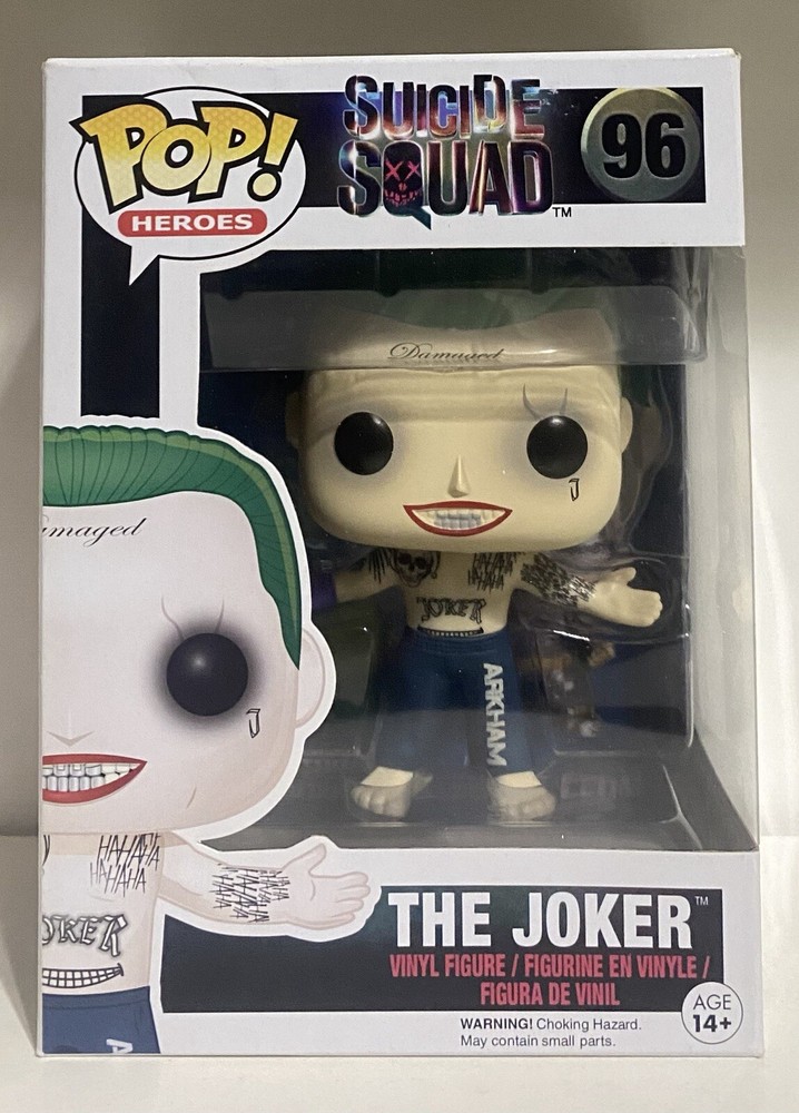 ⭐️GIFT The Joker Shirtless #96 Funko Pop! Heroes Suicide Squad Vinyl Figure New
