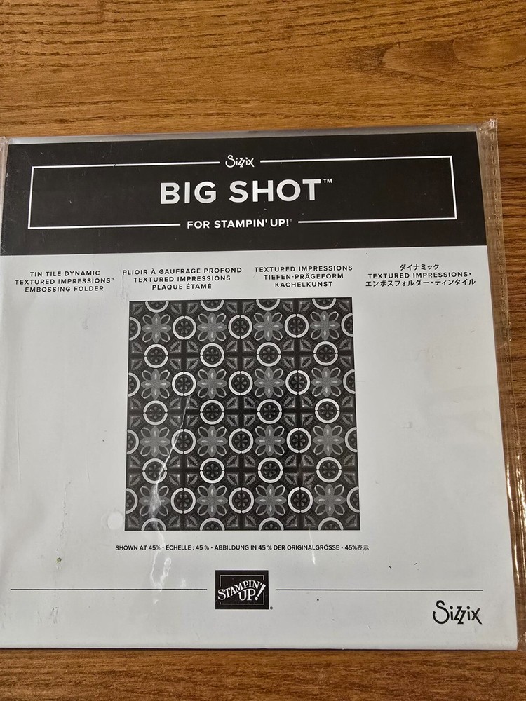 Stampin' Up! Tin Tile Dynamic Textured Embossing Folder