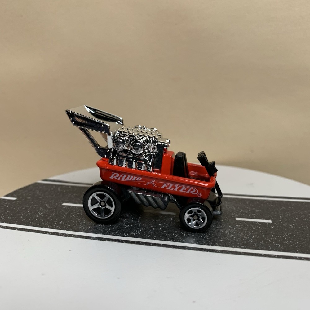 1996 Hot Wheels First Edition #9/12 Radio Flyer Wagon Hot Rod w/Chrome 5 Spoke