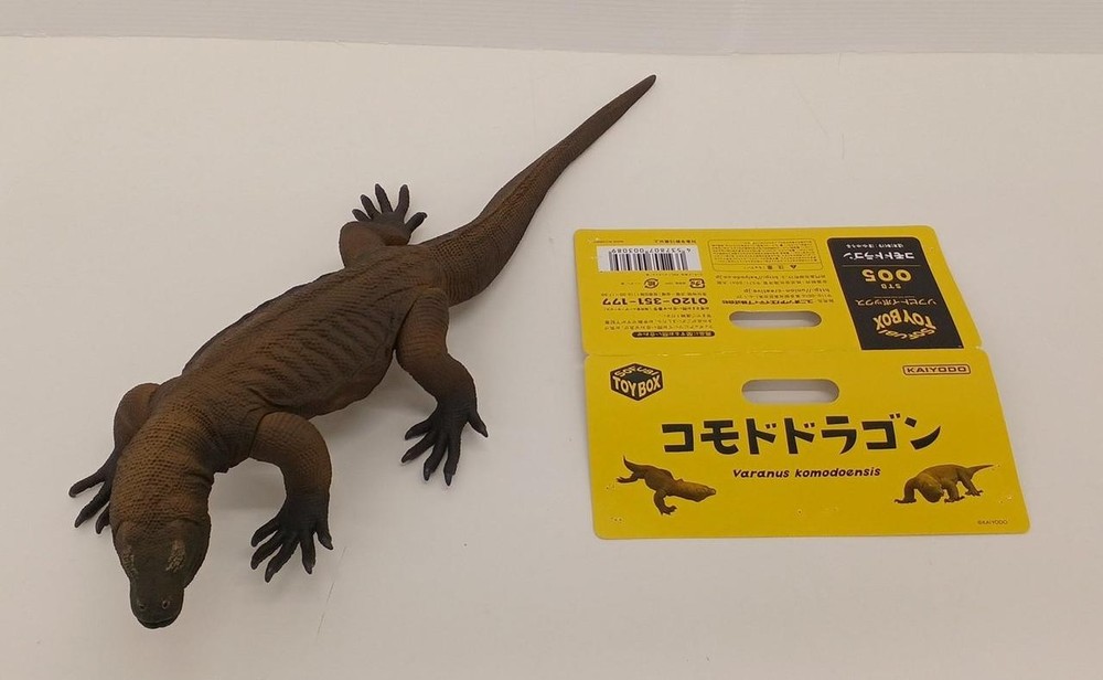 Kaiyodo Komodo Dragon Figure 005 Detailed Reptile Model