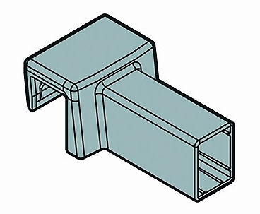 Blum BZC7U10E0 Cross Gallery Rail Connector for Legrabox - Dust Gray