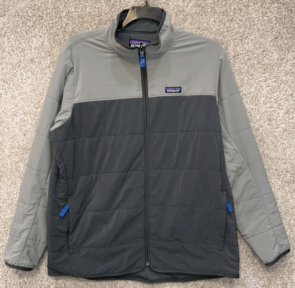Patagonia Pack In Jacket Mens XL Full Zip Forge Grey Quilted Outdoor 20945