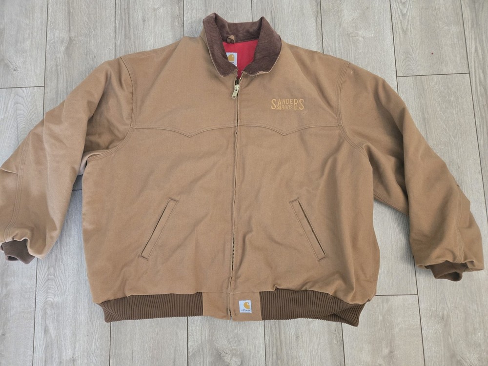 Carhartt Sante Fe Jacket J13 4XL XXXXL Brown Workwear Coat