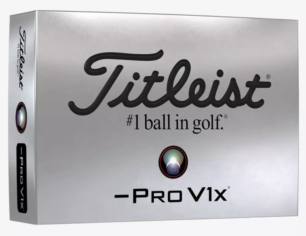 Titleist Pro V1x Left Dash Golf Balls - White (Pack of 12)