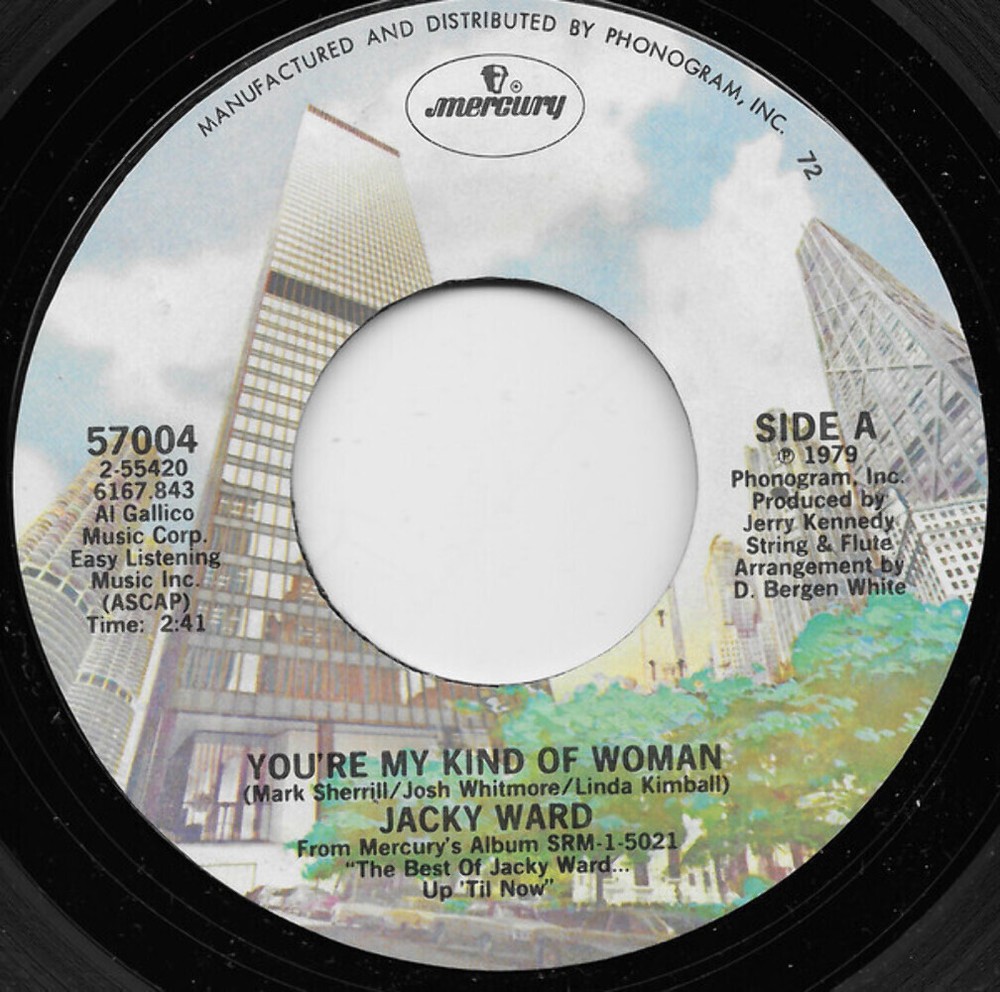 Jacky Ward - You're My Kind Of Woman / Rainbow (7