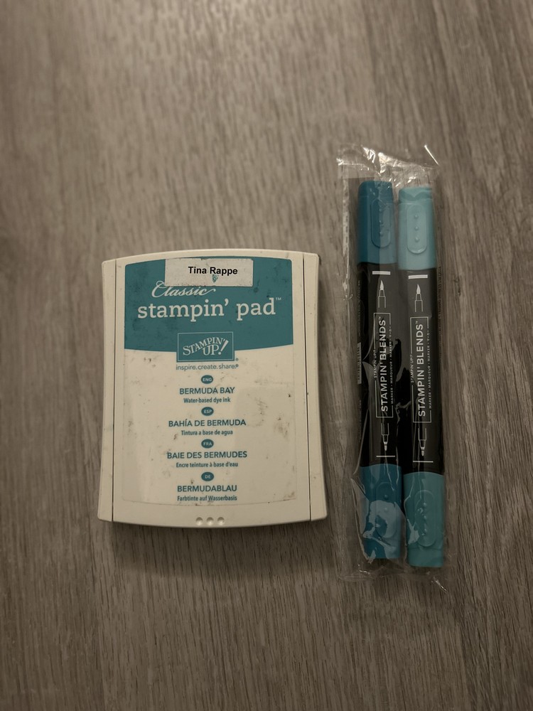 Stampin’ Up! Bermuda Bay Ink Pad & 2 Markers