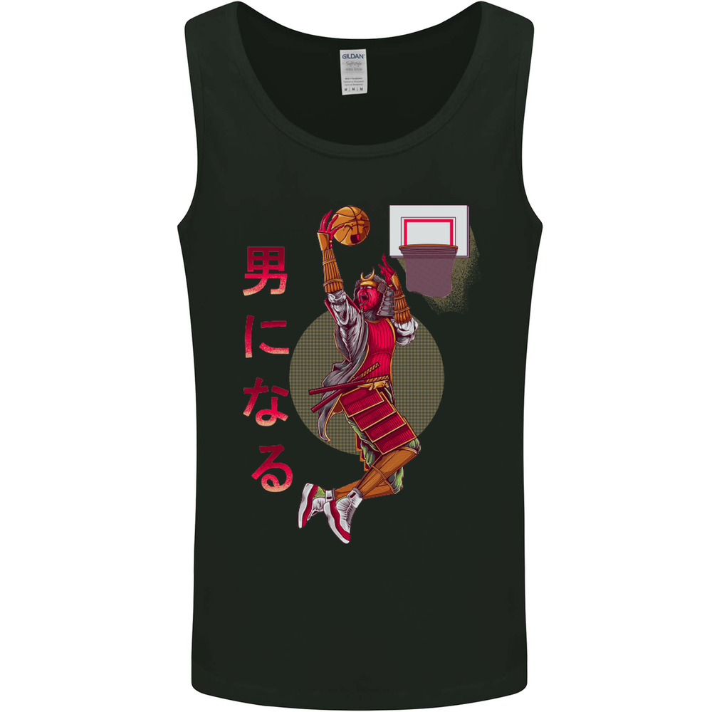 Samurai Basketball Player Mens Vest Tank Top