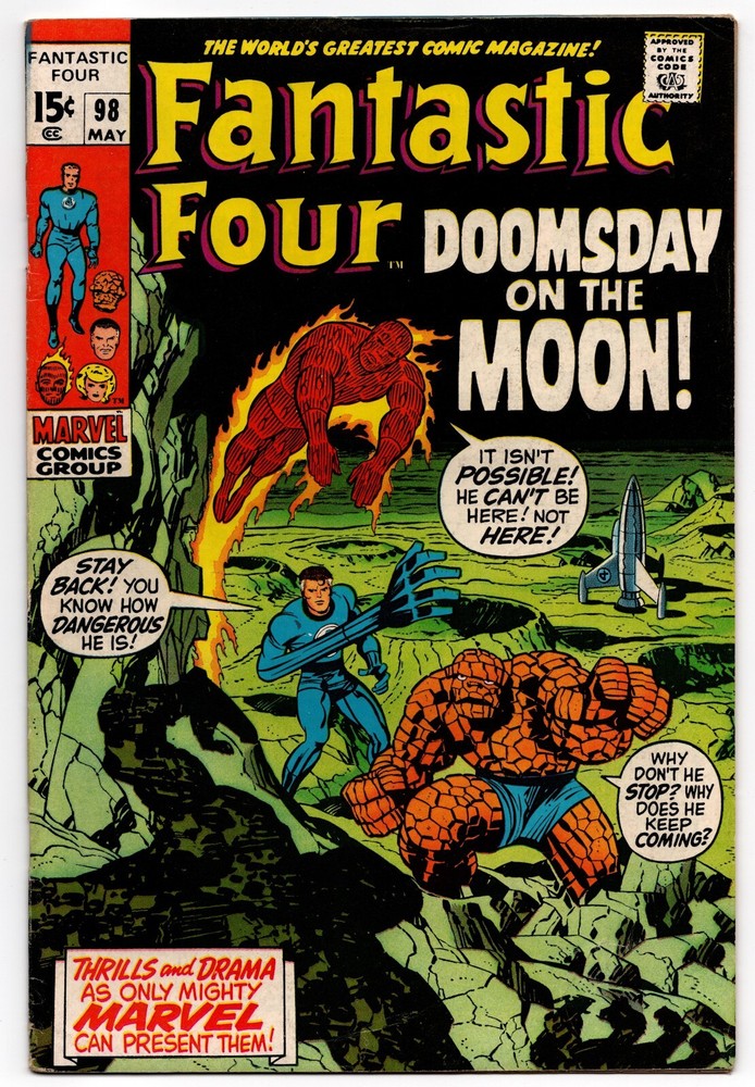 Fantastic Four Vol 1 No 98 May 1970 (FN/VFN) (7.0) Marvel, Bronze Age