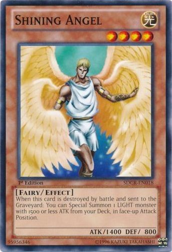 Shining Angel SDCR-EN018 Common 1st Edition NM Structure Deck Cyberse