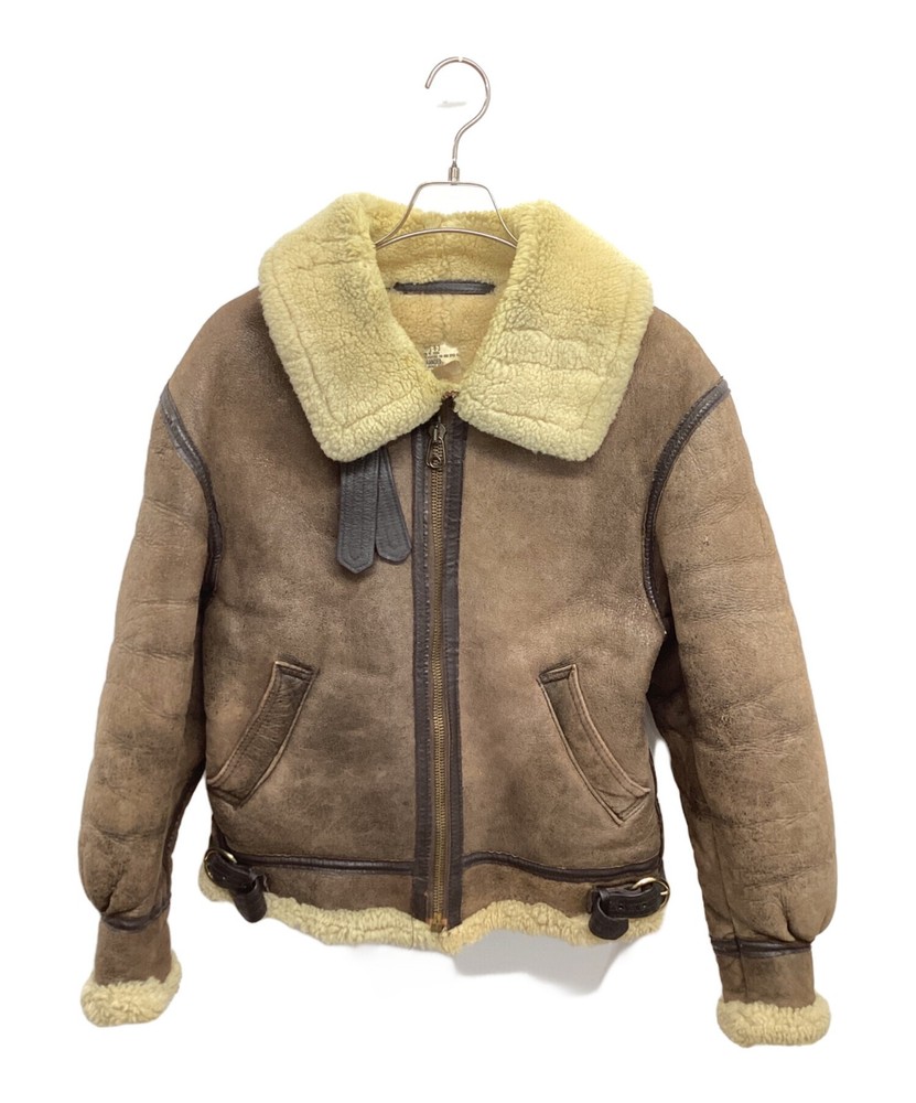 Orchard Motorcycl B3 Mouton Jacket USA Made Size L GT246