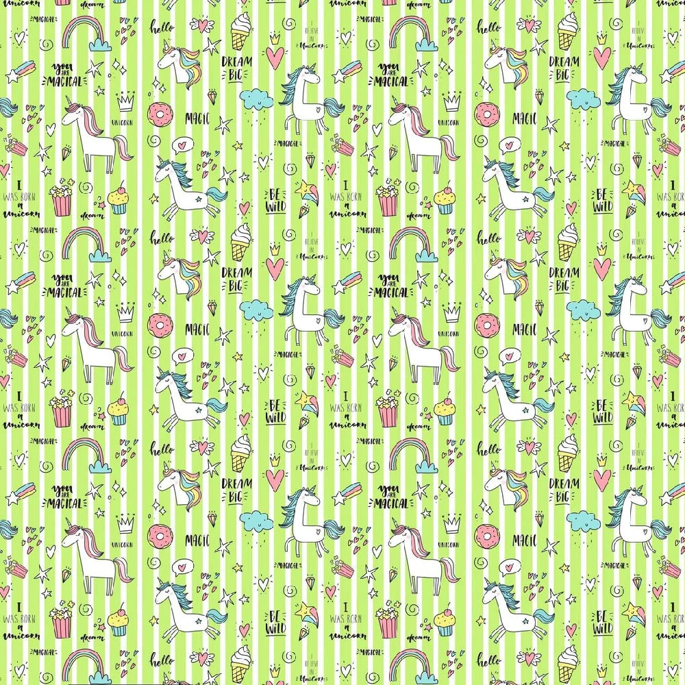 100% Combed Cotton Quilting Fabric for Crafts Apparel and Home DIY White Lime Print