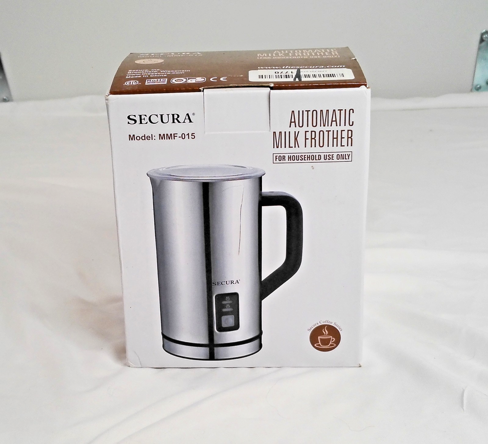 Secura Automatic Milk Frother MMF-015 Stainless Steel Hot Cold Foam Maker