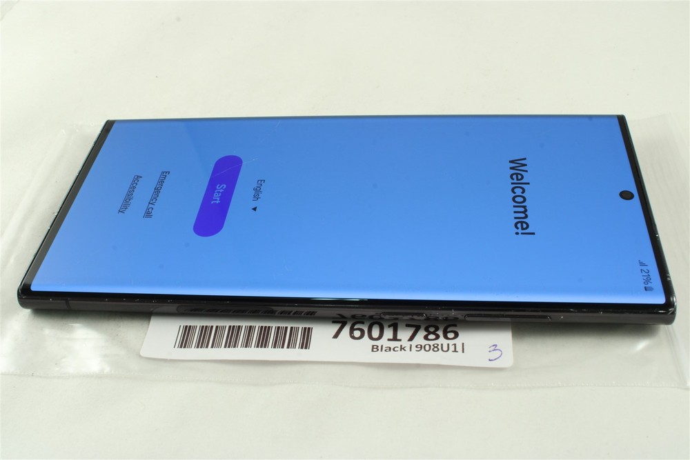 Samsung Galaxy S22 Ultra 5G 128GB Black - Unlocked AT&T T-Mobile Verizon 7601786