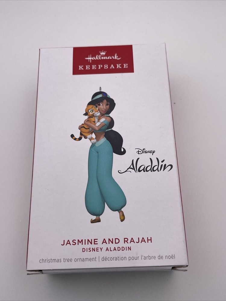 2024 Disney Aladdin Jasmine and Rajah Hallmark Keepsake Ornament