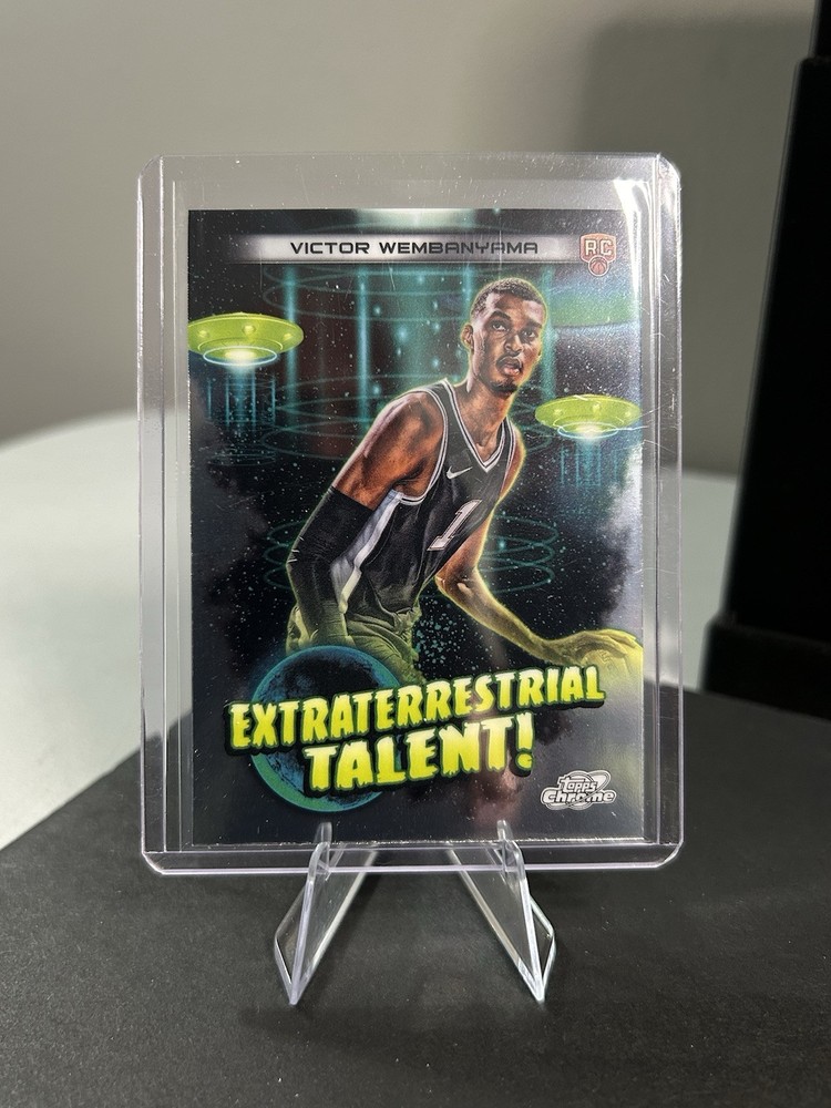 2024 Topps Chrome Cosmic Spurs Victor Wembanyama ExtraTerrestrial Talent RC