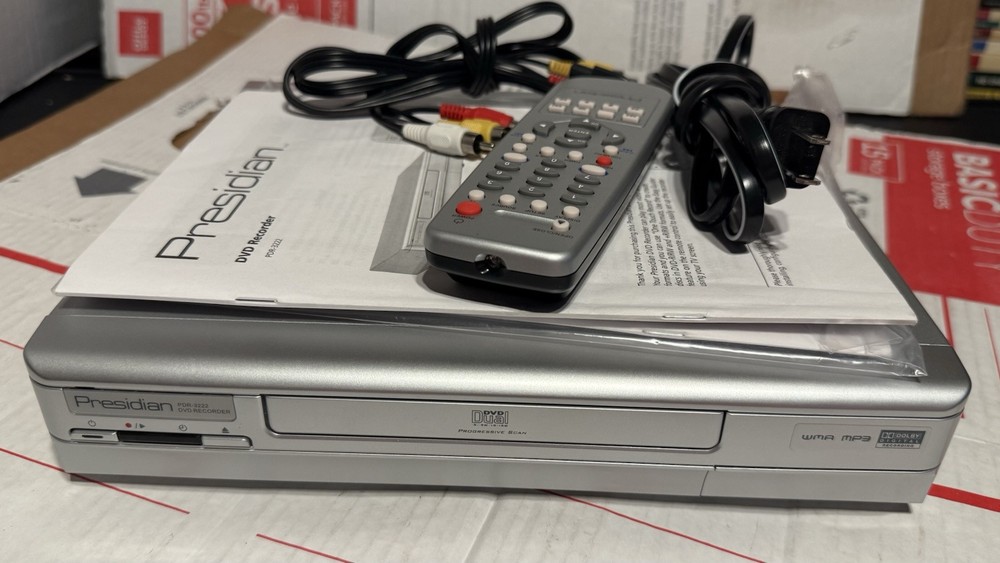 PRESIDIAN PDR-3222  CD / DVD RECORDER  TESTED WORKS GREAT!!!