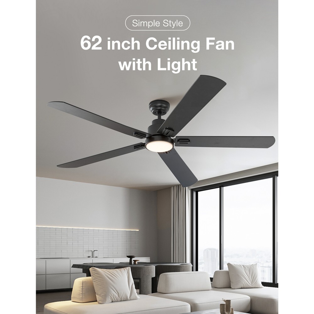62inch Ceiling Fan With Light and Remote Control