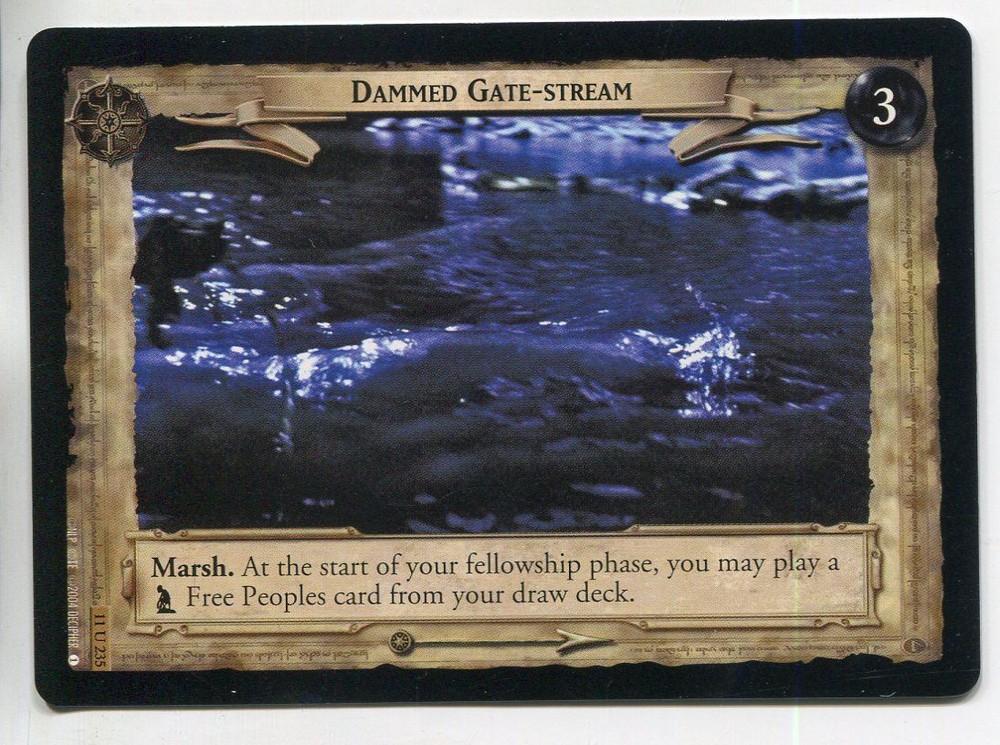Lord Of The Rings CCG Shadows 11U235 Dammed Gate Stream