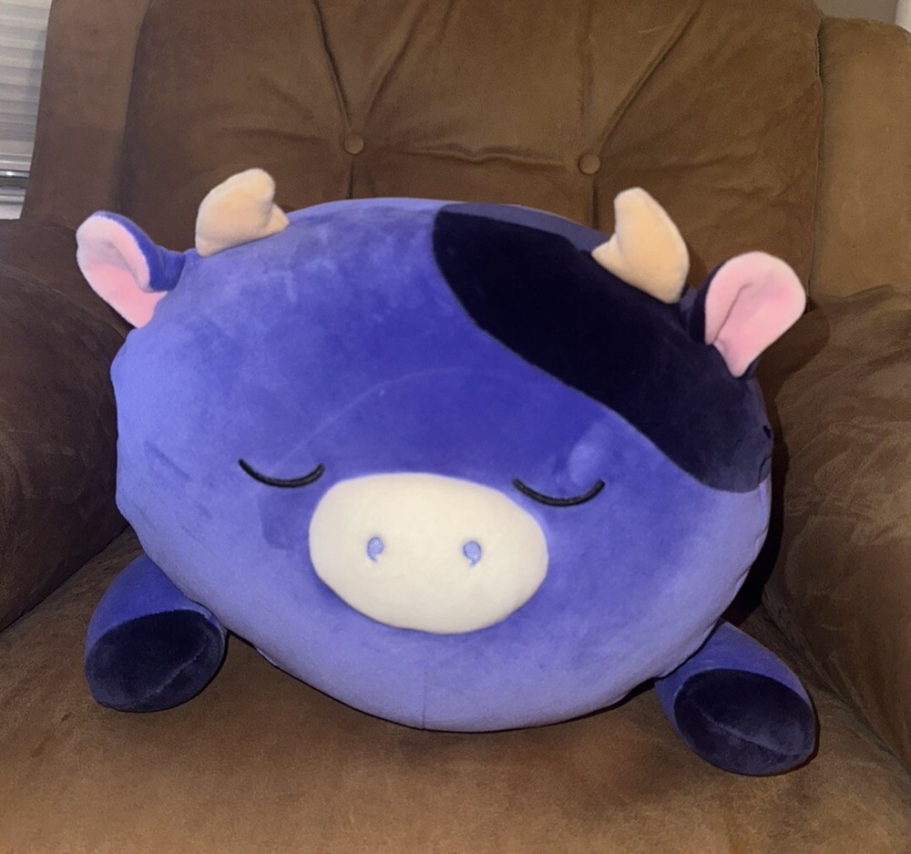 Ingred the Purple Cow Squishmallow Sleepamallow 18 Inches Stuffed Plush