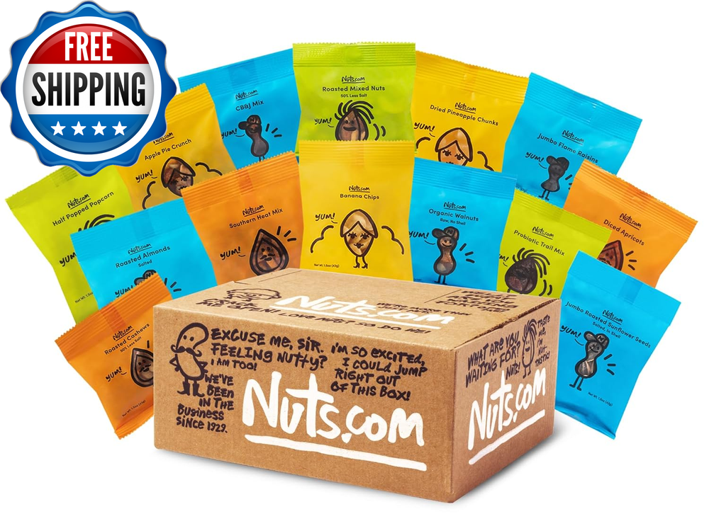 Gourmet Spring Snack Box with Nuts and Dried Fruits for Mother's Day