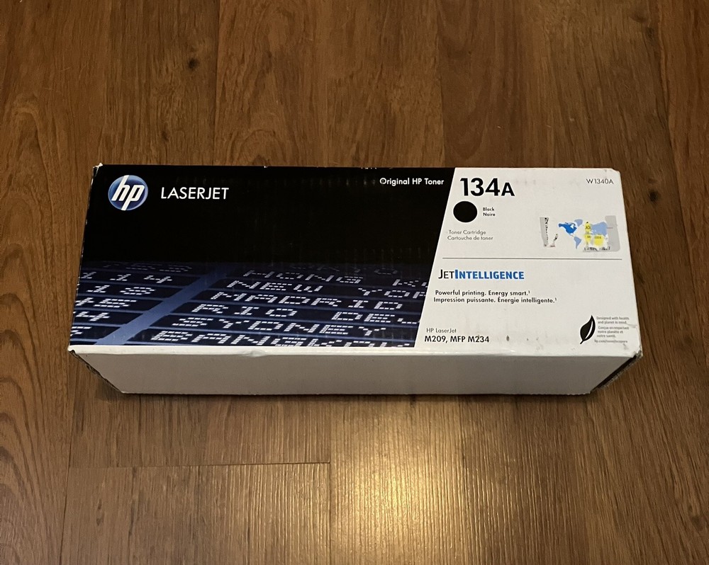 New Genuine HP 134A Black Standard Yield Toner Cartridge W1340A