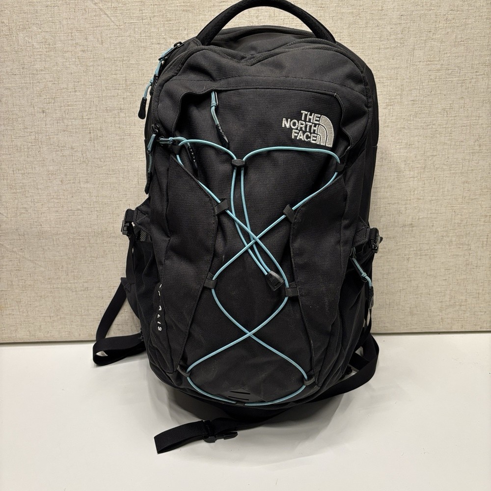 The North Face Borealis Black Backpack for Hiking School Work Laptop Ripstop