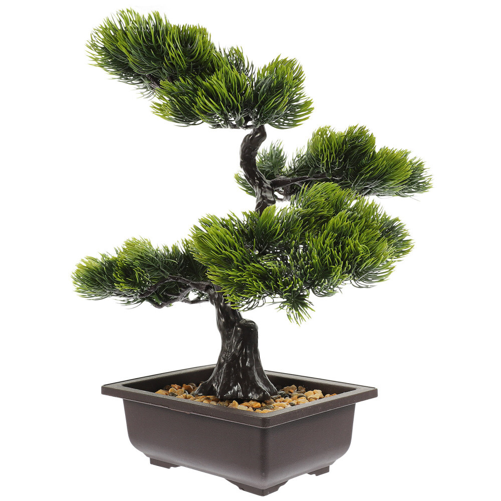 Simulation Bonsai Ornament Artificial Bonsai Pine Tree Realistic Potted Plant