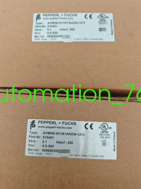 1PCS NEW PEPPERL+FUCHS AVM58I-011K1AHGN-1213 Encoder Via DHL or Fedex