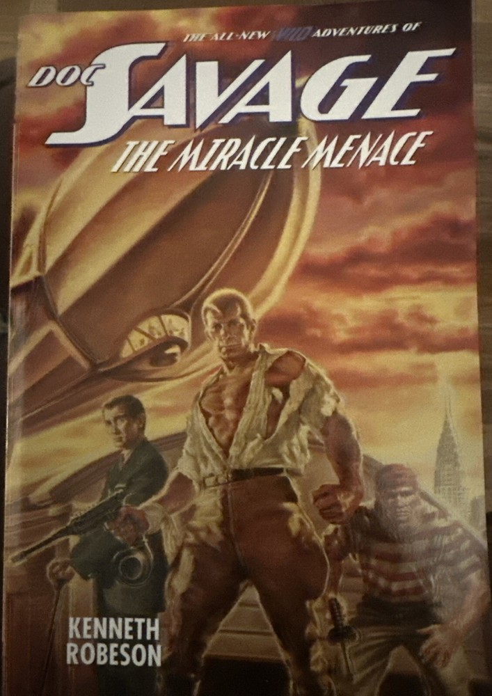 Kenneth Robeson ‘Doc Savage The Miracle Menace’ SC Book Like New Condition