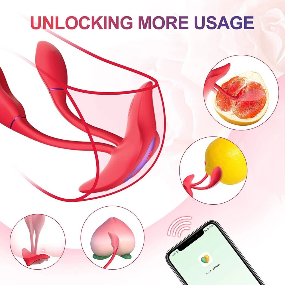 App Remote Control Wearable Vibrating G-Spot Dual Bullet Egg Vibrator Sex Toys