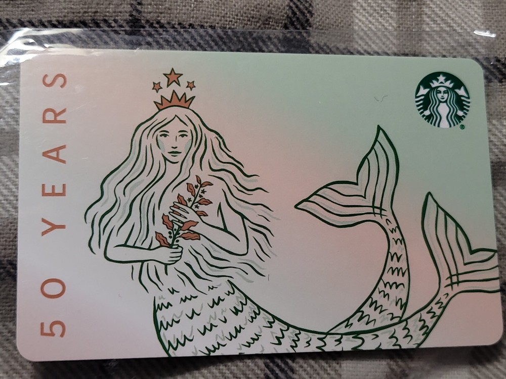 Starbucks 50th Anniversary Commemorative Gift Card No Value-image