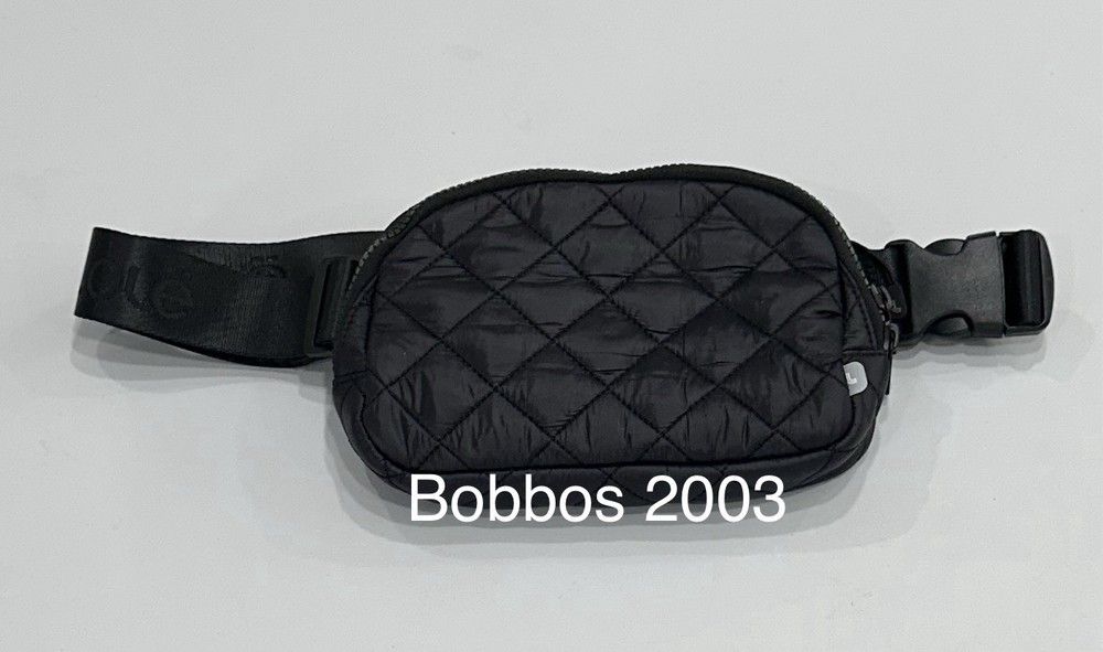 Lole Unisex Quilted Belt Bag, Black, One Size