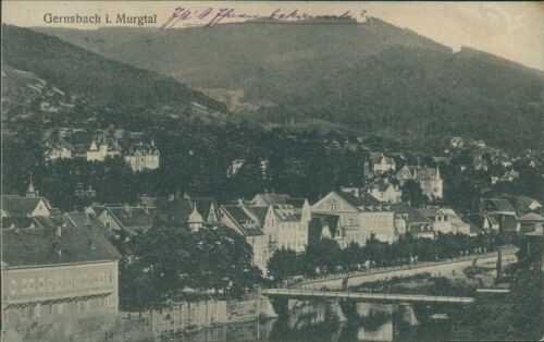 Ansichtskarte Gernsbach Murgtal 1914  (Nr.9329) -X