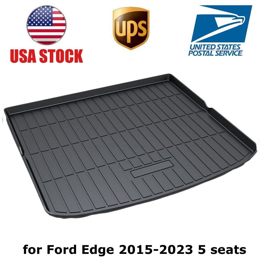 Fit for Ford Edge 5 seats 2015-2023 Waterproof Cargo Mat Floor Liner Carpet Tray