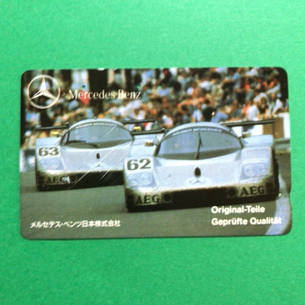 Sauber C9 Mercedes Benz AEG Le Mans 24 Group C car Phone Card Japan teleca