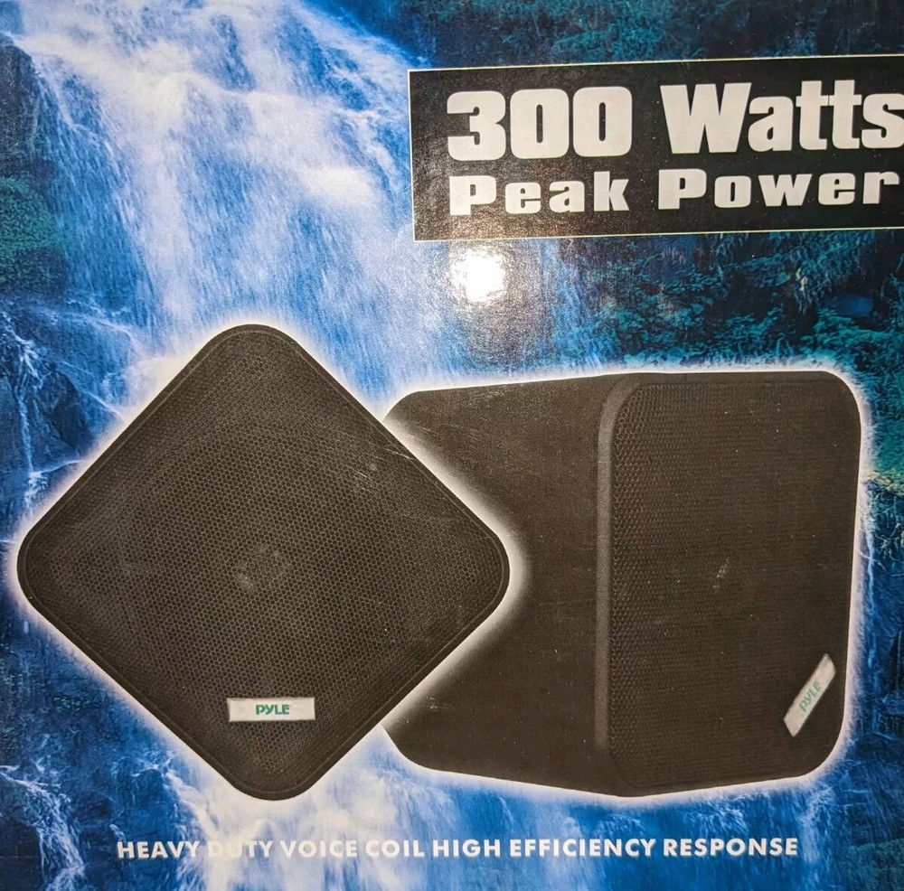 Pyle 5 Inch Weatherproof Indoor/ Outdoor Full Range Two-Way Speaker Enclosures