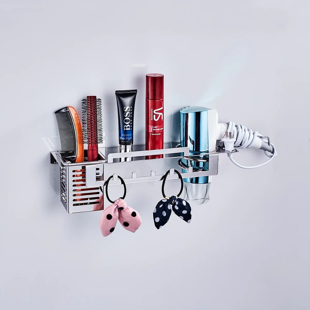 TH201 Hair Air Blower Rack  (Brushed Nickel)