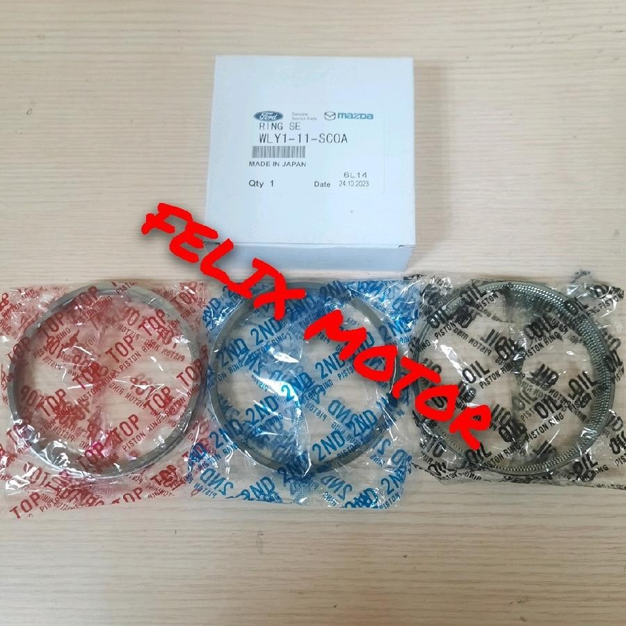 NEW OEM Engine Piston Ring Set STD For 2.5L Mazda B2500 2002-2006 WLY1-11-SC0A