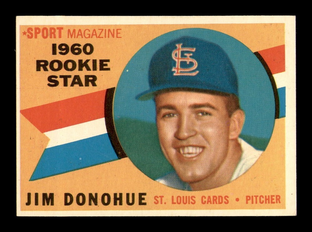 1960 Topps #124 Jim Donohue EX-MINT Baseball Card OBGcards
