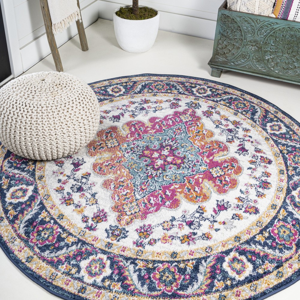 Bohemian Flair 5.25 Inch Blue Glass Pendant Light by Jonathan Y
