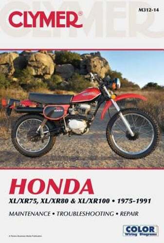 Honda XL/XR75, XL/XR80 & XL/XR100 Series Motorcycle (1975-1991) Service Repair