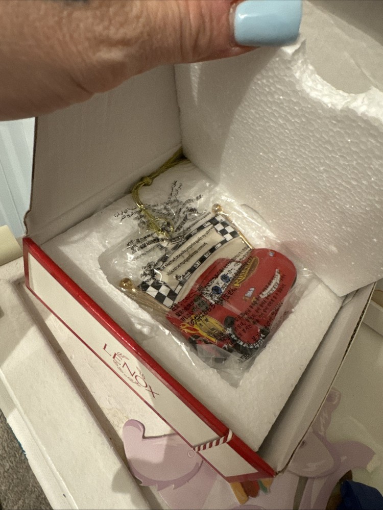 Lenox Disney Lightning McQueen Ornament NEW