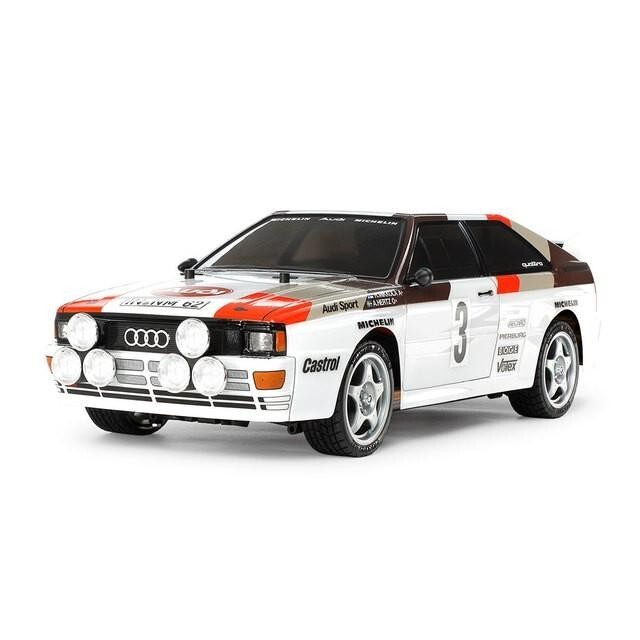 Tamiya 1/10 Audi Quattro Rally A2 RC Car with TT-02 Chassis 58667
