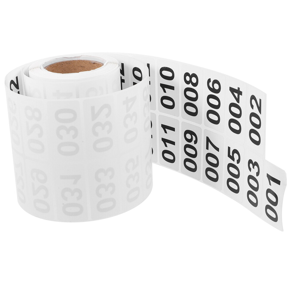 1 Roll Number Stickers 1000 Consecutive Number Stickers for Moving Boxes