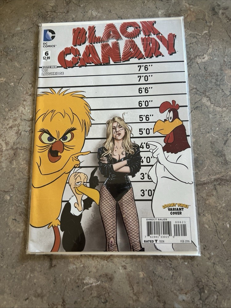 Black Canary #6 Variant Cover - 2016 Looney Tunes
