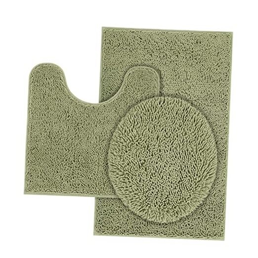 Soft Non-Slip Machine Washable Water Absorbent Bath Mat for Bathroom