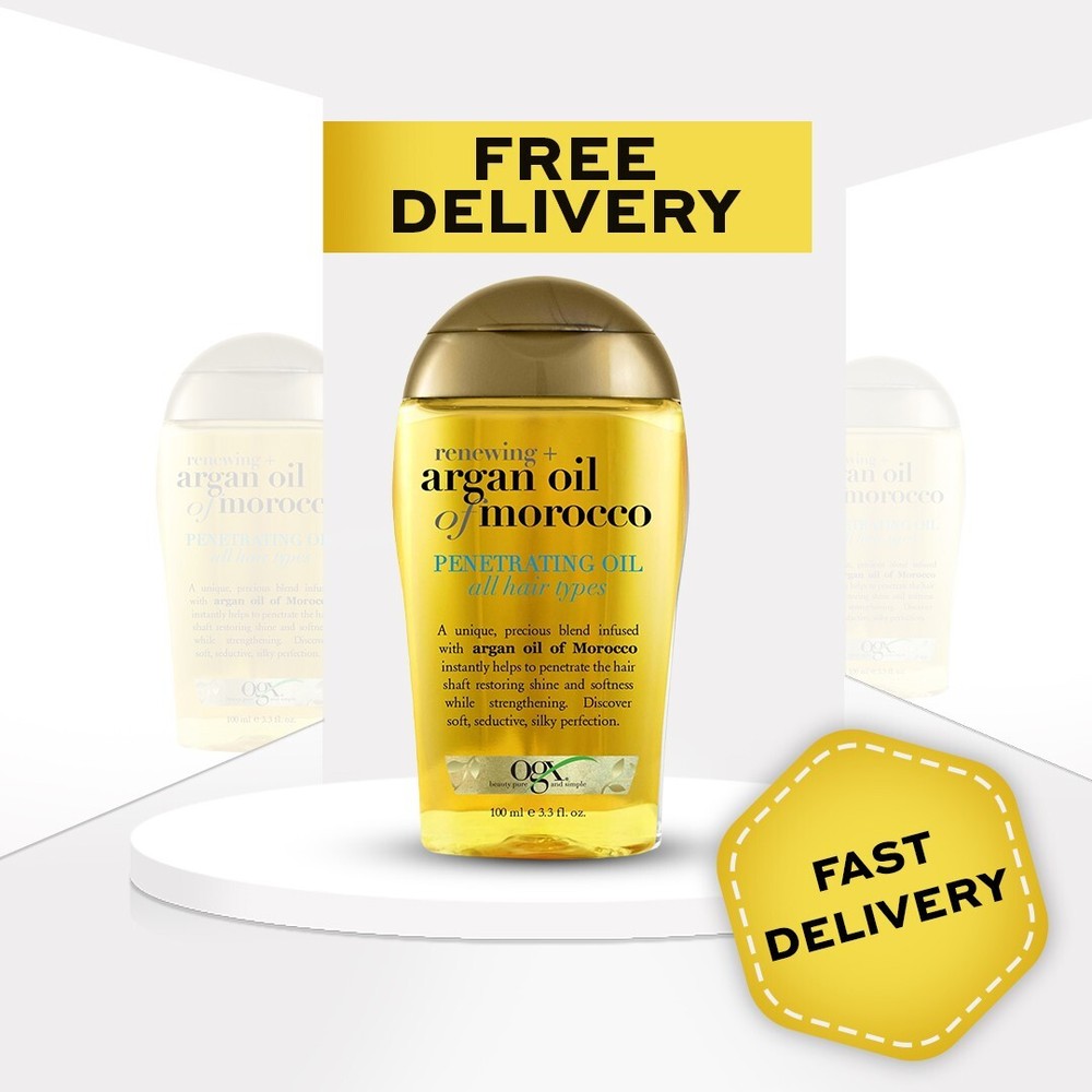 OGX Extra Strength Argan Oil Hair Treatment, 3.3 fl oz - Deep Moisturizing Serum